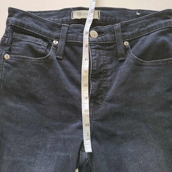 Madewell 9"‎ HIgh-Rise Skinny Jean Dark Blue Wash Size 25 - Picture 15 of 16